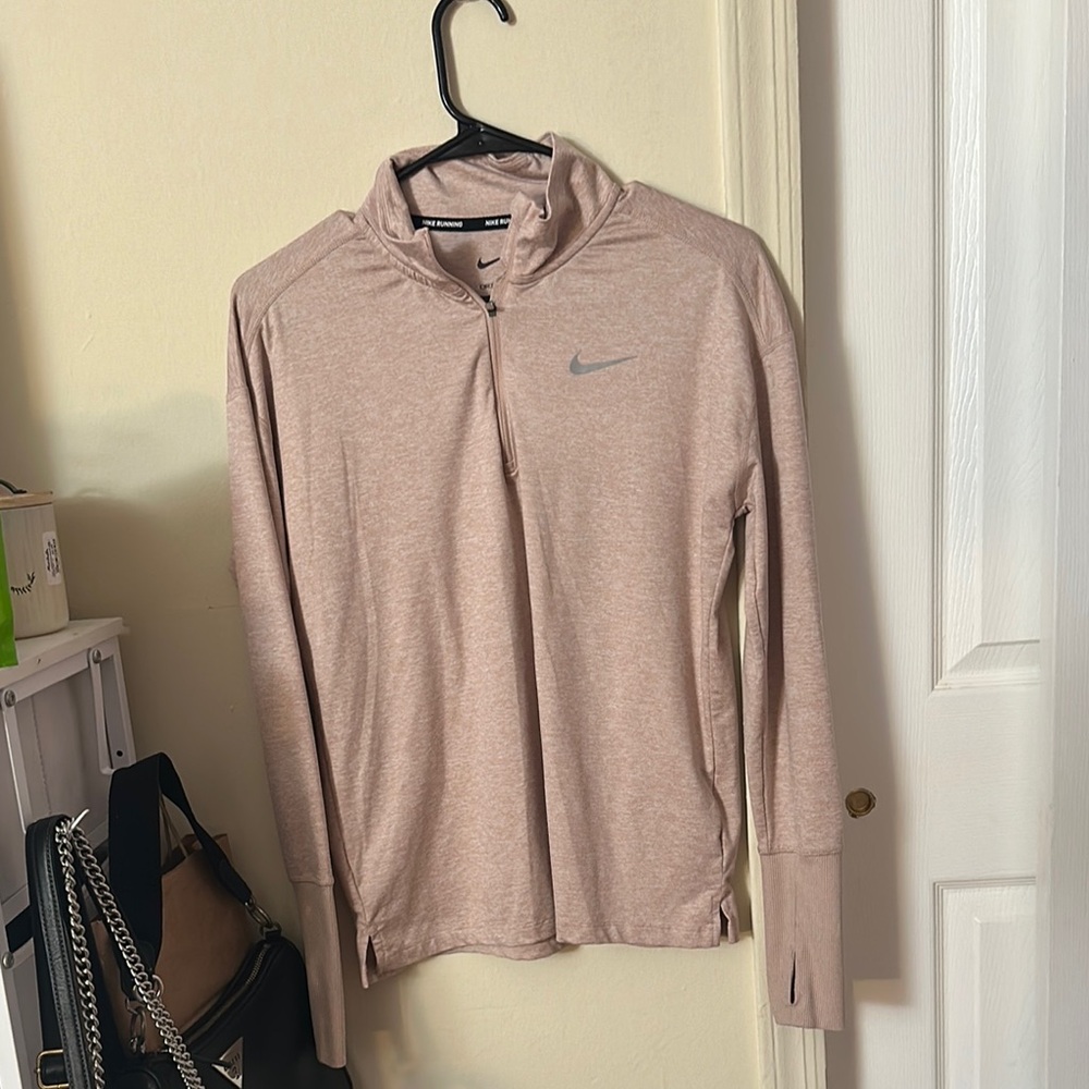 Nike Beige Long Sleeve Pullover